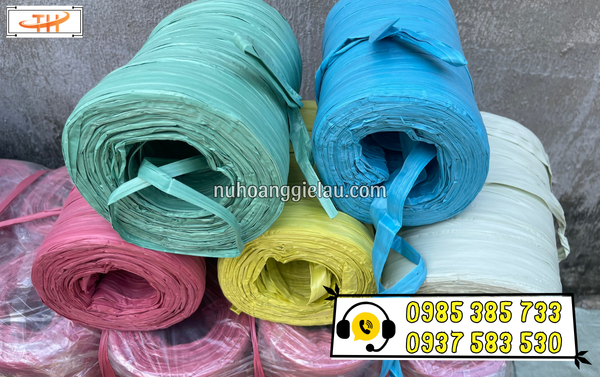 Cuộn dây nilon ống 1kg đủ màu Cuộn dây nilon ống 1kg đủ màu