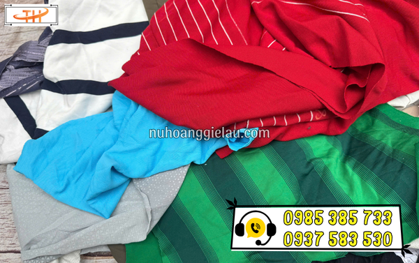 Giẻ lau công nghiệp vải màu Giẻ lau công nghiệp vải màu