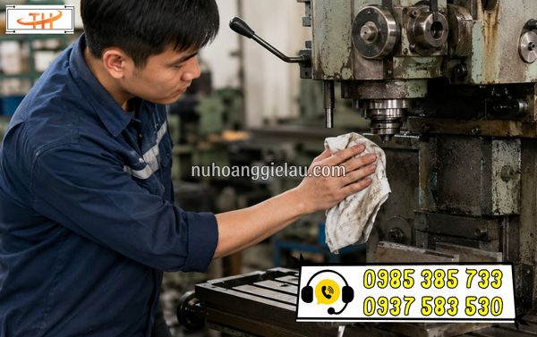 Giẻ lau máy móc tiện lợi, tiết kiệm Giẻ lau máy móc tiện lợi, tiết kiệm