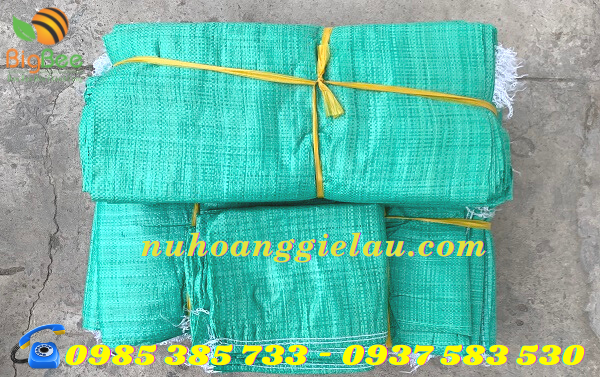 bao tải dứa màu xanh