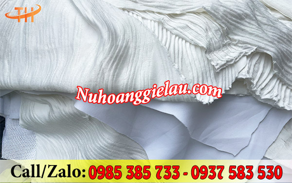 Vải lau công nghiệp màu trắng bề mặt mềm mịn, siêu thấm Vải lau công nghiệp màu trắng bề mặt mềm mịn, siêu thấm