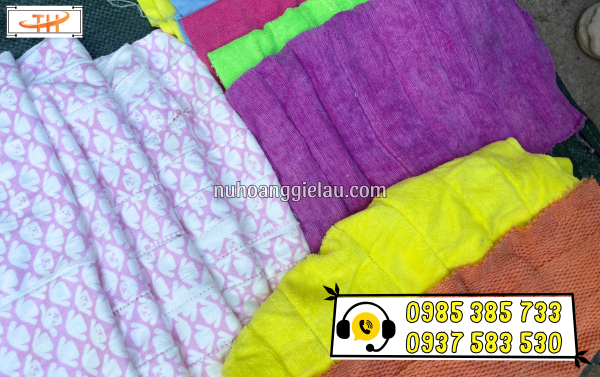 Khăn lau công nghiệp may nối chắc, bền sử dụng không lo sút chỉ Khăn lau công nghiệp may nối chắc, bền sử dụng không lo sút chỉ