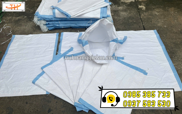 Bao tải đóng hàng màu trắng size 20kg Bao tải đóng hàng màu trắng size 20kg