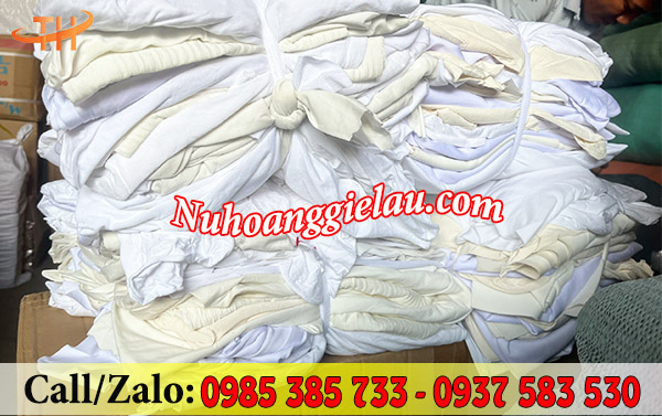 Giẻ lau trắng công nghiệp Giẻ lau trắng công nghiệp