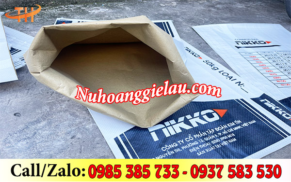 Bao tải giấy kraft dày dặn Bao tải giấy kraft dày dặn