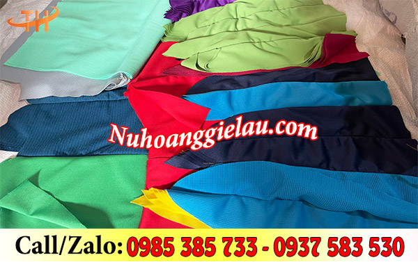 Giẻ lau may nối nhiều lớp đa dạng màu sắc Giẻ lau may nối nhiều lớp đa dạng màu sắc