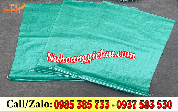 Bao tải đóng hàng màu xanh ngọc Bao tải đóng hàng màu xanh ngọc