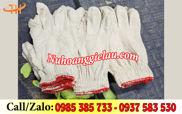 Găng tay sợi len trắng 40g giá rẻ tại Thu Hồng Găng tay sợi len trắng 40g giá rẻ tại Thu Hồng