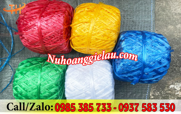 Dây nilon cuộn 600g đủ màu Dây nilon cuộn 600g đủ màu