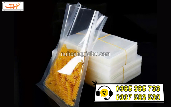 Túi hút chân không hai mặt trơn dễ dàng quan sát sản phẩm bên trong Túi hút chân không hai mặt trơn dễ dàng quan sát sản phẩm bên trong