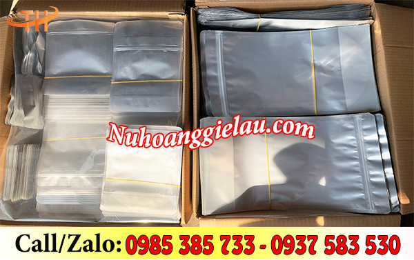 Túi zip 1 mặt bạc sẵn số lượng ở kho Túi zip 1 mặt bạc sẵn số lượng ở kho