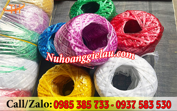 Dây nilon cột nem chả cuộn 1kg Dây nilon cột nem chả cuộn 1kg