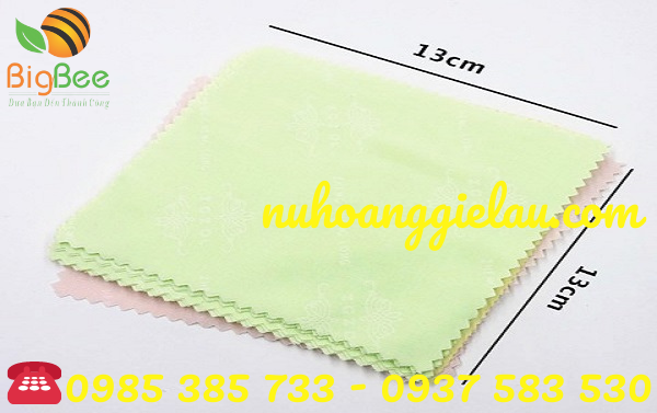 khăn lau mắt kính vuông Thu Hồng