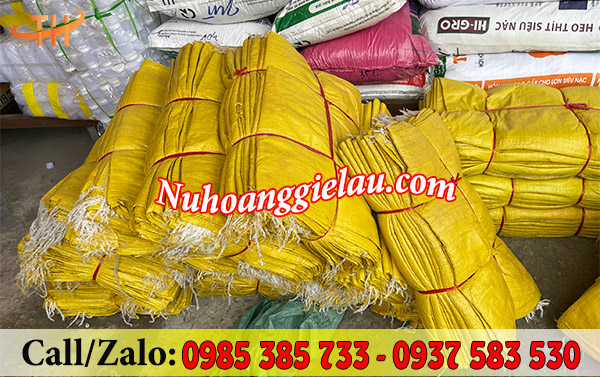 Bao tải dứa vàng sẵn kho số lượng Bao tải dứa vàng sẵn kho số lượng