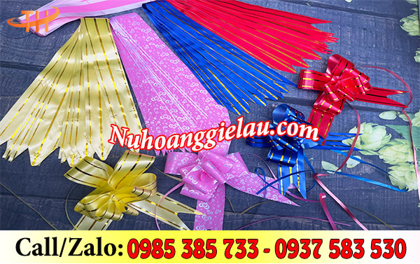 Nơ rút gói quà Nơ rút gói quà