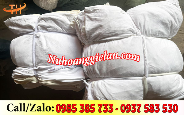 Giẻ lau trắng sẵn số lượng lớn Giẻ lau trắng sẵn số lượng lớn