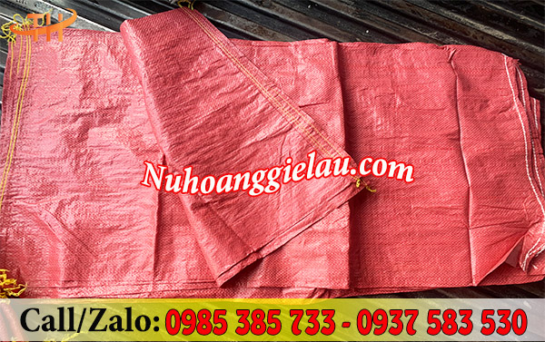 Bao tải đóng hàng màu đỏ Bao tải đóng hàng màu đỏ