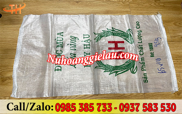 Bao đựng gạo trong suốt loại có in Bao đựng gạo trong suốt loại có in