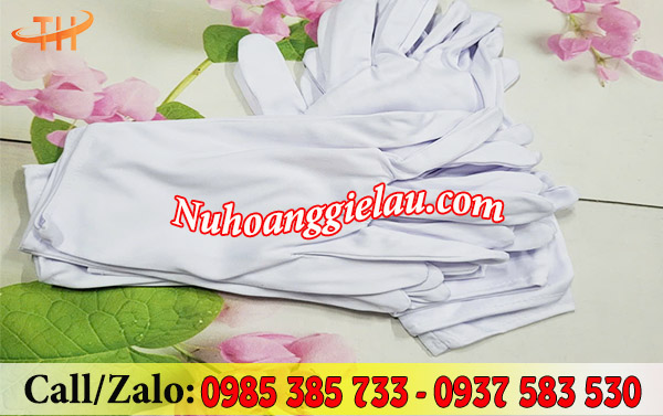 Găng tay vải thun trắng T9 Găng tay vải thun trắng T9