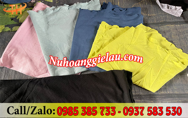 Vải lau công nghiệp cotton đủ màu Vải lau công nghiệp cotton đủ màu