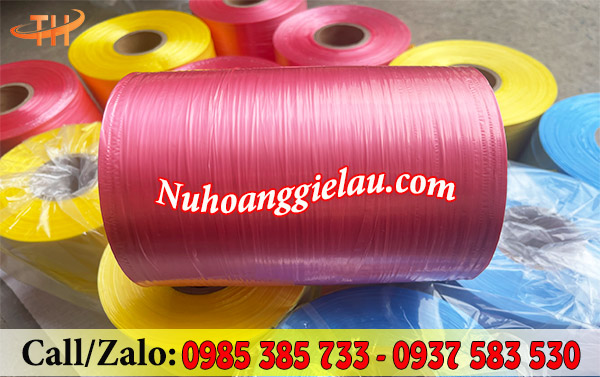 Dây nilon buộc máy sợi dây bóng, quấn dạng cuộn đều đẹp Dây nilon buộc máy sợi dây bóng, quấn dạng cuộn đều đẹp