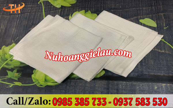 Khăn lau cotton đa năng màu trắng Khăn lau cotton đa năng màu trắng