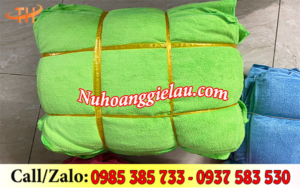 Khăn lau đa năng vuông đóng cục 100 cái Khăn lau đa năng vuông đóng cục 100 cái