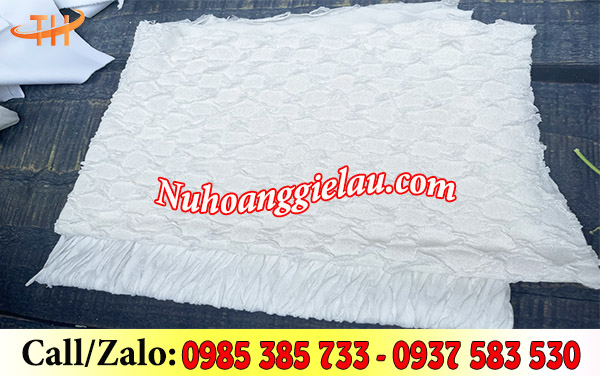 Vải lau trắng cotton siêu thấm Vải lau trắng cotton siêu thấm