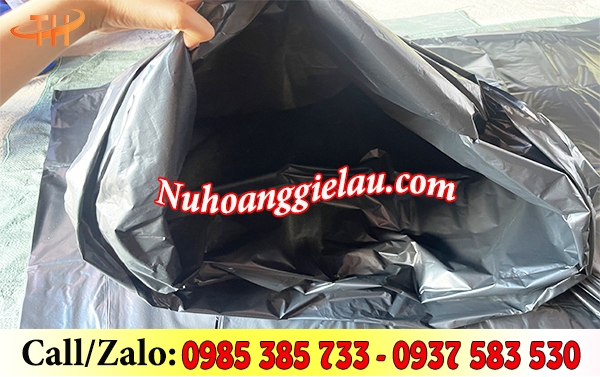 Túi rác đen công nghiệp dày dặn Túi rác đen công nghiệp dày dặn