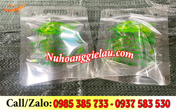 Túi zip đựng trà chanh có in Túi zip đựng trà chanh có in