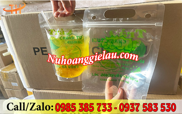 Túi zip đựng trà chanh siêu tiện lợi Túi zip đựng trà chanh siêu tiện lợi