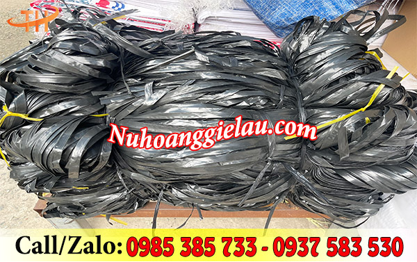 Dây bẹ bản lớn đen bóng bó 25kg Dây bẹ bản lớn đen bóng bó 25kg