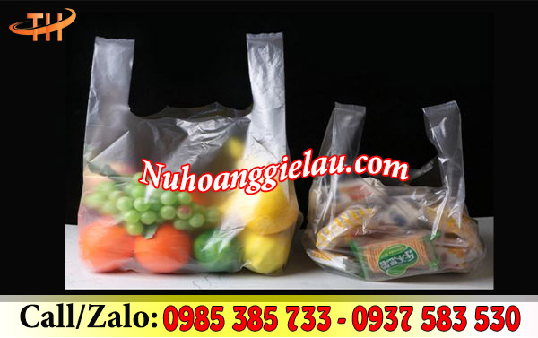 Túi xốp trắng 2 quai đựng thực phẩm an toàn, tiện lợi Túi xốp trắng 2 quai đựng thực phẩm an toàn, tiện lợi