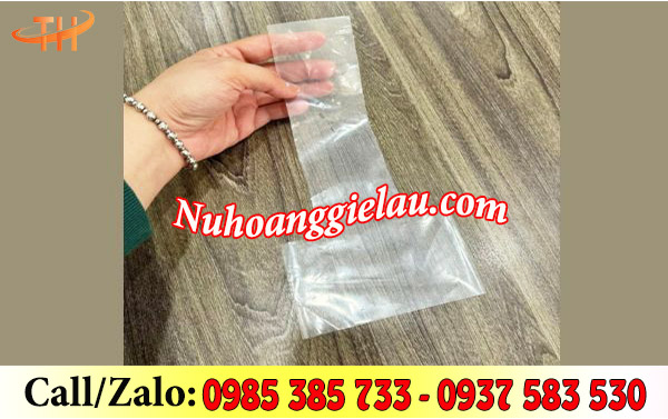 Túi đựng ly chữ T ép đầu Túi đựng ly chữ T ép đầu