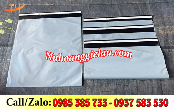 Túi đóng hàng niêm phong màu cam Túi đóng hàng niêm phong màu xám