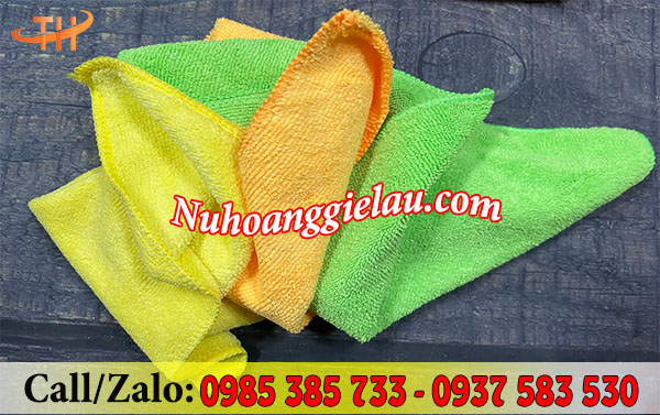 Khăn lau đa năng may viền chắc chắn, không lo bung sút khi dùng Khăn lau đa năng may viền chắc chắn, không lo bung sút khi dùng