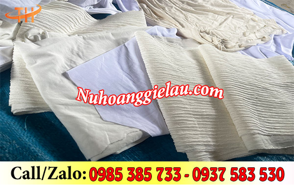 Giẻ lau máy cotton trắng Giẻ lau máy cotton trắng