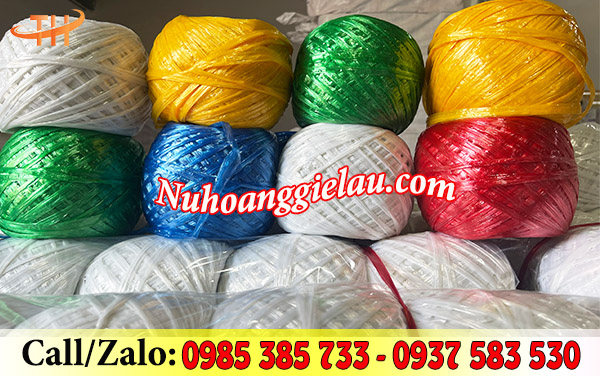 Cuộn dây buộc nilon đủ màu sẵn kho Cuộn dây buộc nilon đủ màu sẵn kho