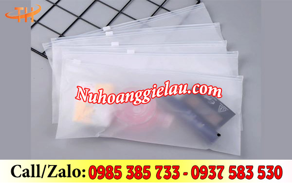 Túi zipper khoá kéo loại mờ đựng mỹ phẩm Túi zipper khoá kéo loại mờ đựng mỹ phẩm