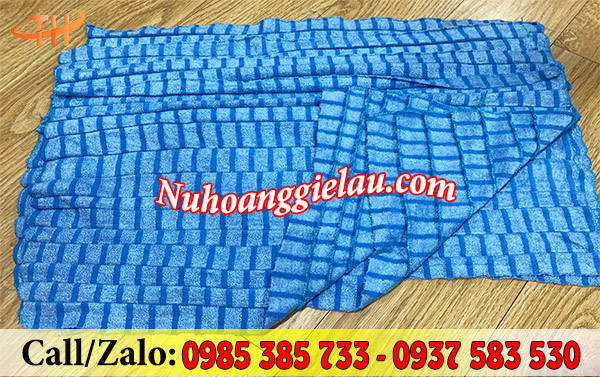 Khăn lau cân ký được may nối ghép chắc chắn Khăn lau cân ký được may nối ghép chắc chắn