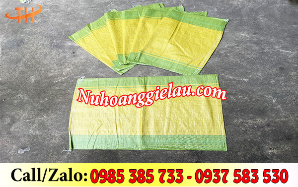 Bao pp dệt đựng gạo 5kg Bao pp dệt đựng gạo 5kg