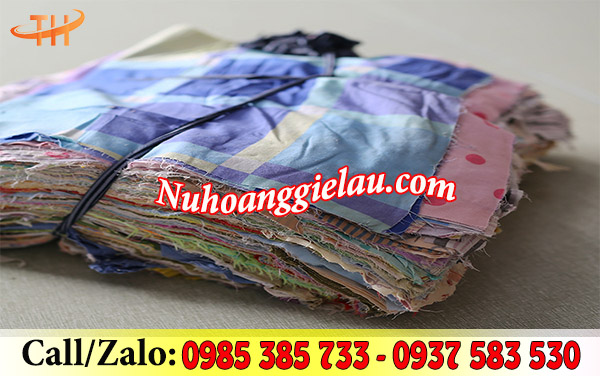 Giẻ lau công nghiệp 1 lớp cotton chất lượng Giẻ lau công nghiệp 1 lớp cotton chất lượng
