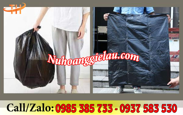 Bao rác đen cỡ lớn dày dặn, kín đáo Bao rác đen cỡ lớn dày dặn, kín đáo