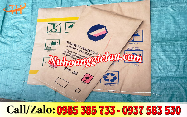 Bao tải giấy in logo bắt mắt Bao tải giấy in logo bắt mắt