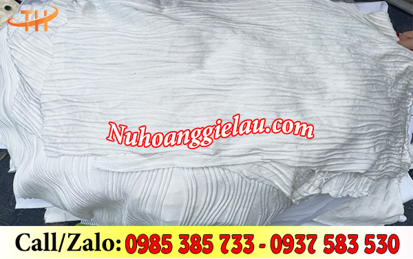 Vải lau cotton trắng Vải lau cotton trắng