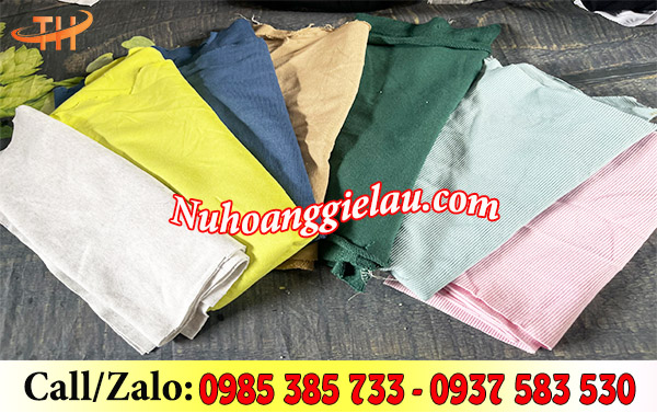 Giẻ lau miếng đa dạng màu sắc Giẻ lau miếng đa dạng màu sắc