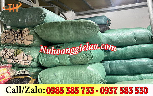 Vải lau công nghiệp đóng bao 50kg Vải lau công nghiệp đóng bao 50kg