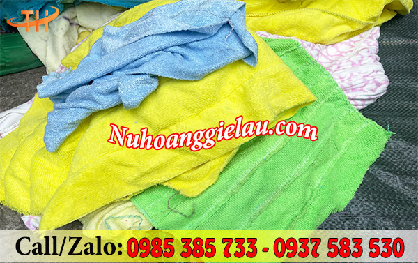 Khăn lau nối bán theo cân giá rẻ Khăn lau nối bán theo cân giá rẻ