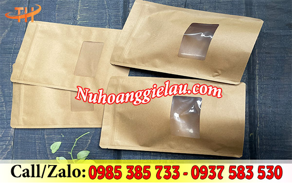 Túi zip giấy có cửa sổ Túi zip giấy có cửa sổ