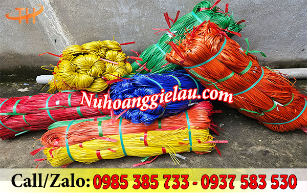 Dây nilon kẽm đủ màu sắc Dây nilon kẽm đủ màu sắc